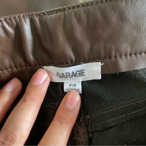 Garage faux leather pants - Picture 2 of 3